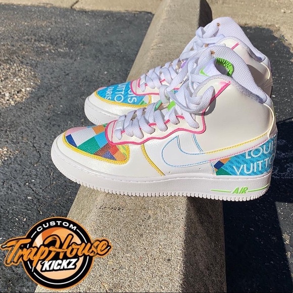 Customized Nike Airforce 1’s x LV - Picture 2 of 4